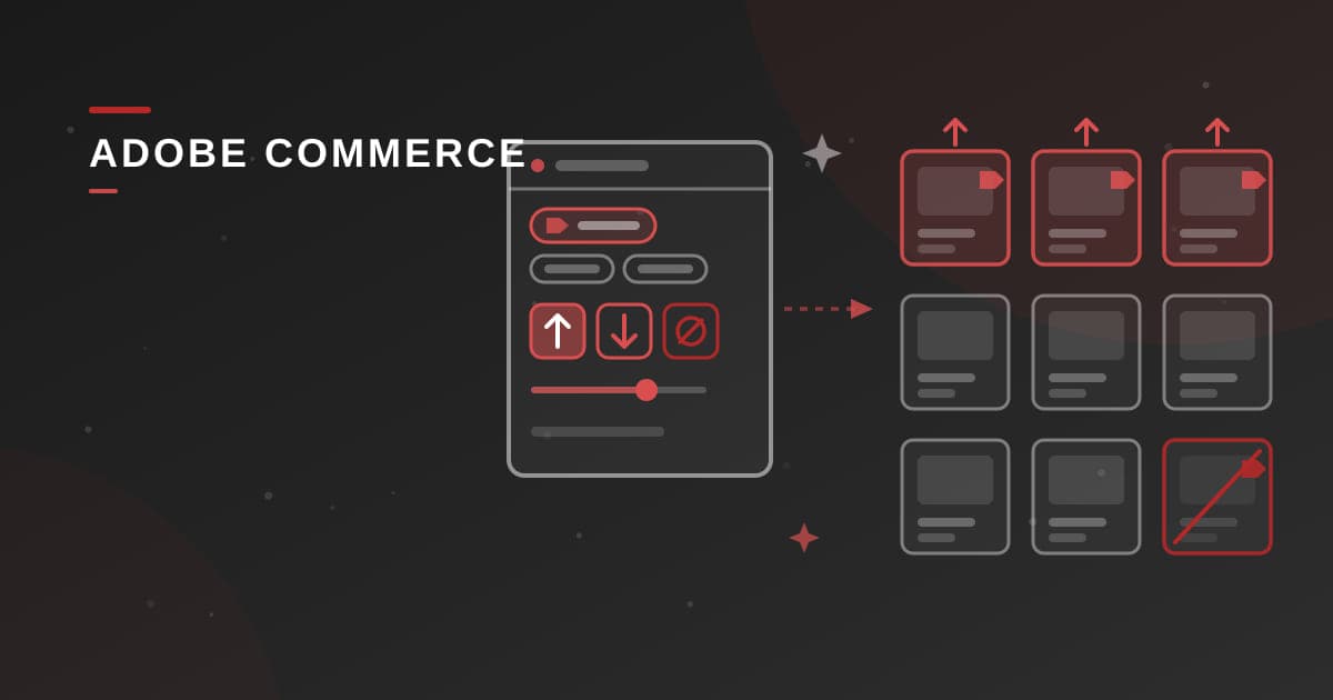 Attribute ranking: merchandising in Adobe Commerce Optimizer changes scale